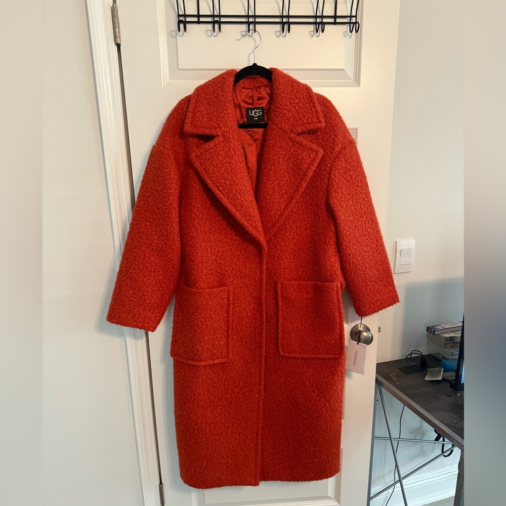 UGG Vibrant Textured Jacket in Orange